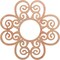 Ekena Millwork Cohen Wood Fretwork Pierced Ceiling Medallion, Cherry, 34"OD x 11 5/8"ID x 1/4"T CMWP34X34X0250COCH - alternate 1